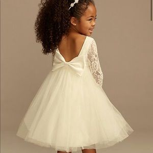 NWT Flower girl dress and crown